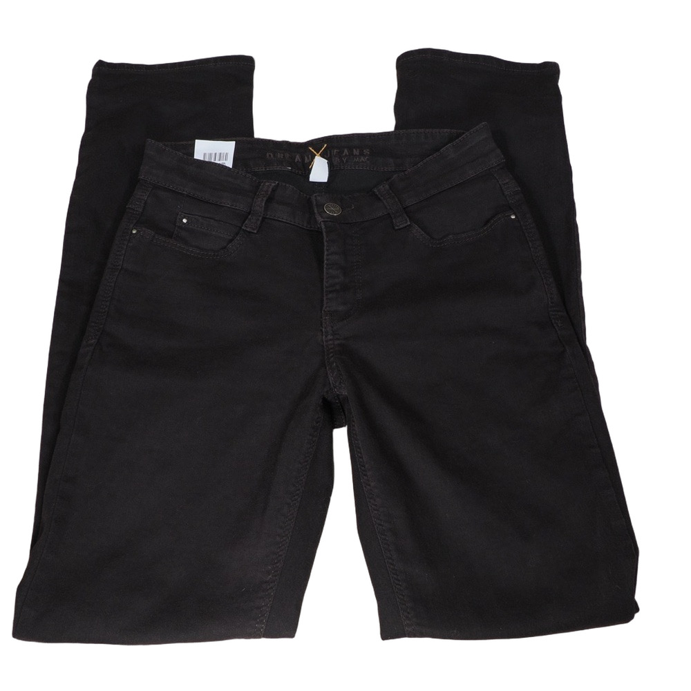 MAC Dream Jeans Straight Leg Black Denim - Size 34/32 (US 4)